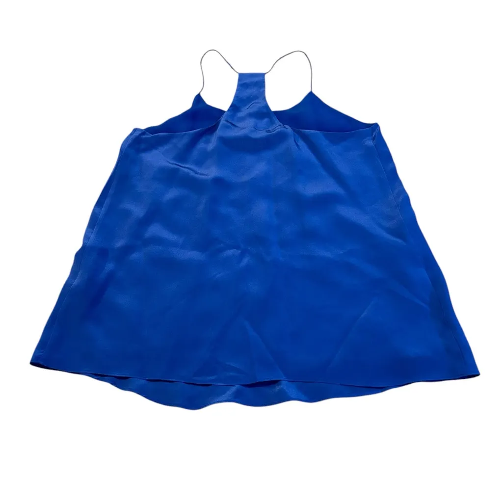 3/$15 POOKIE & SEBASTIAN strappy blue tank - Image 4