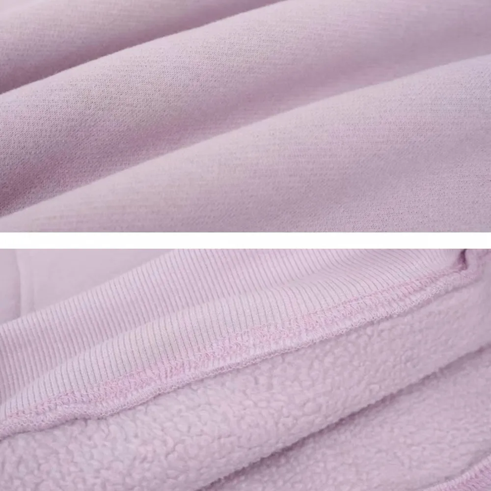 Light Lilac Fleece Hoodie - Image 5