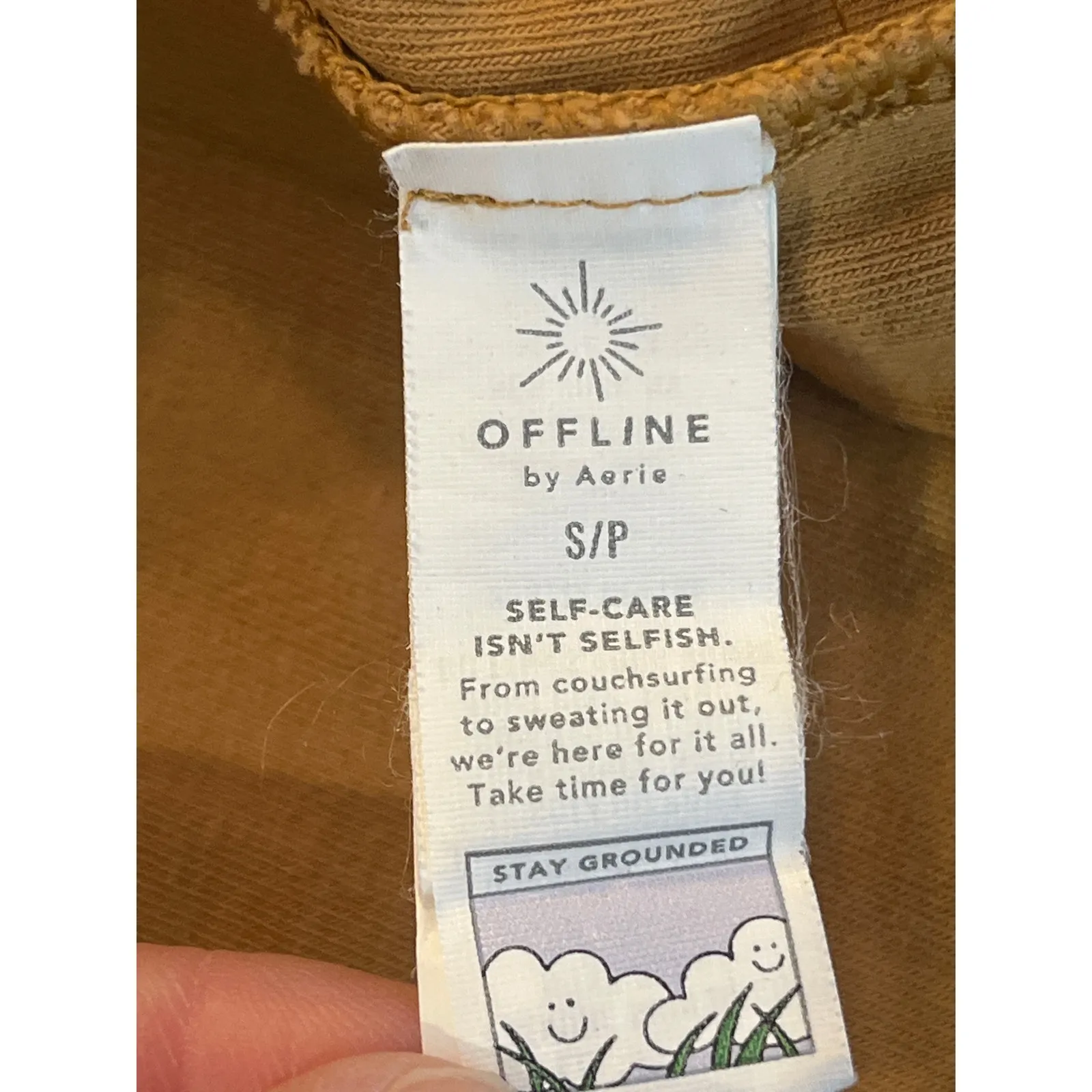 Aerie Offline Brown Ribbed Groove On Mini Skirt‎ Small - Image 3