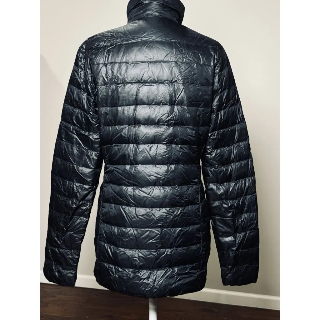 Womens S REI Co-op Magma 650 Down Jacket Black Puffer Quilted Full-Zip Packable - Image 6