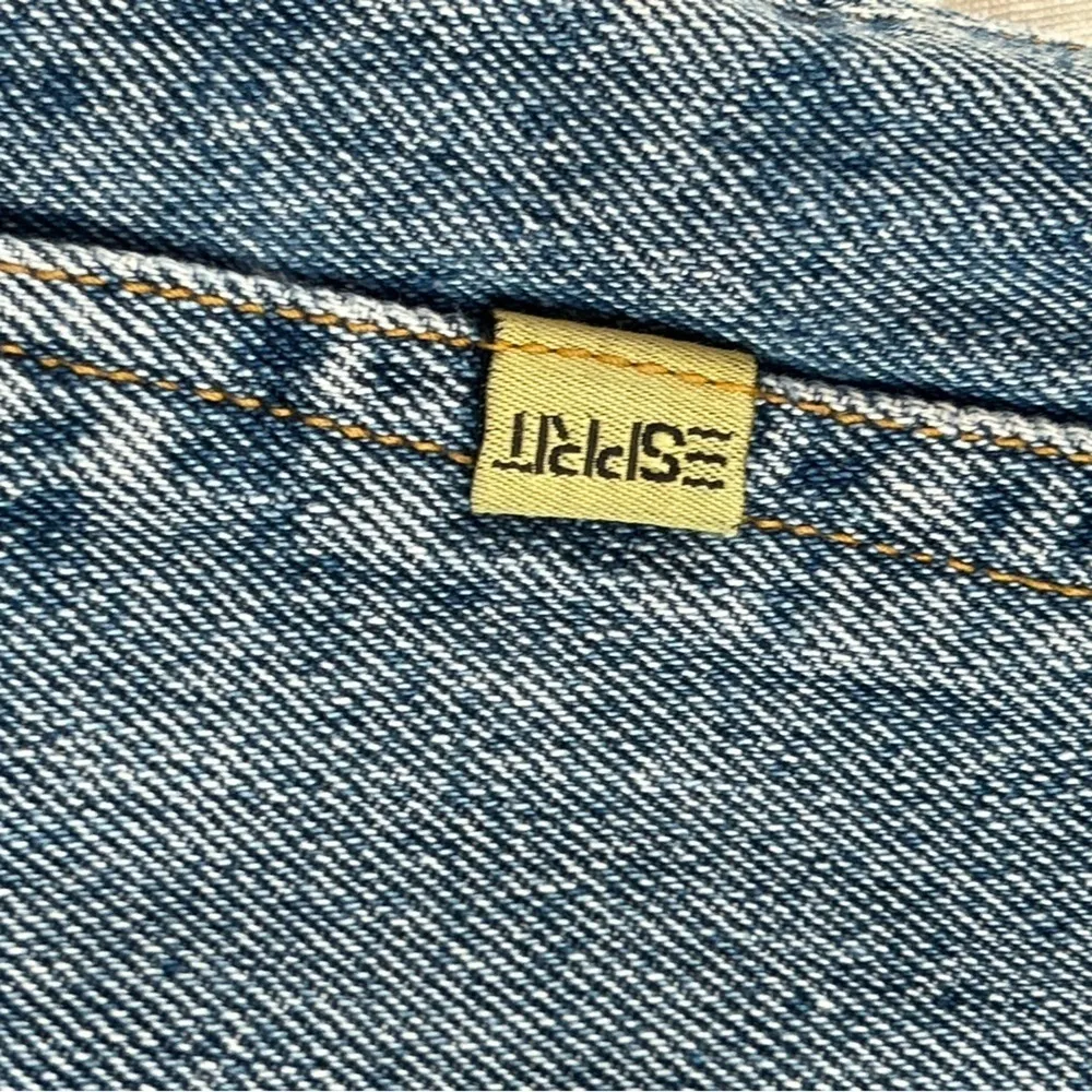 ESPRIT VTG early  90’s light wash, high-waisted mom jean shorts frayed hem Sz 5 - Image 6