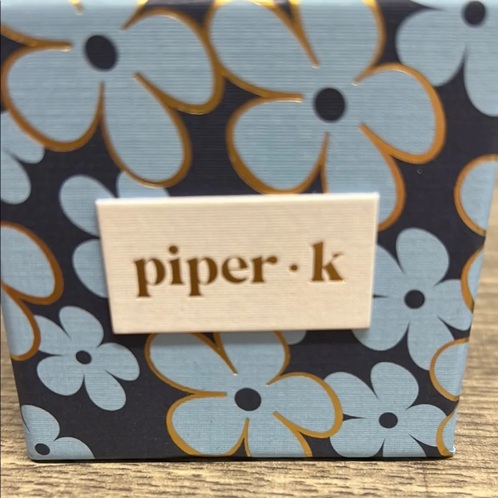 Piper K | Blue Floral Earrings ✨ - Image 2