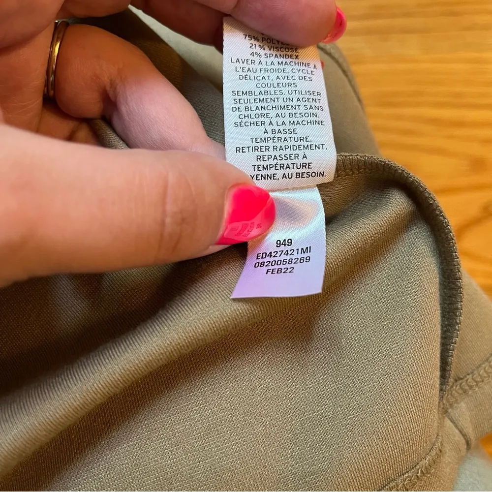 Open Edit scoop neck midi tank dress in tan size XS - Image 8