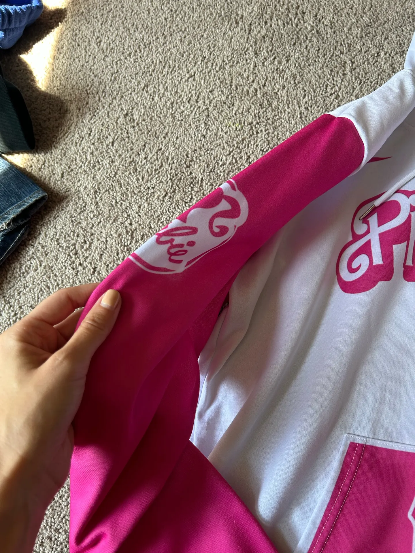 Barbie Hoodie Pink Size M - Image 3