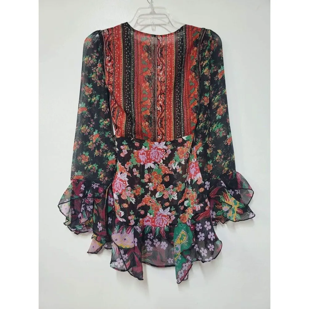 Free People Magic Hour Wrap Top Size XS. B-11 - Image 4
