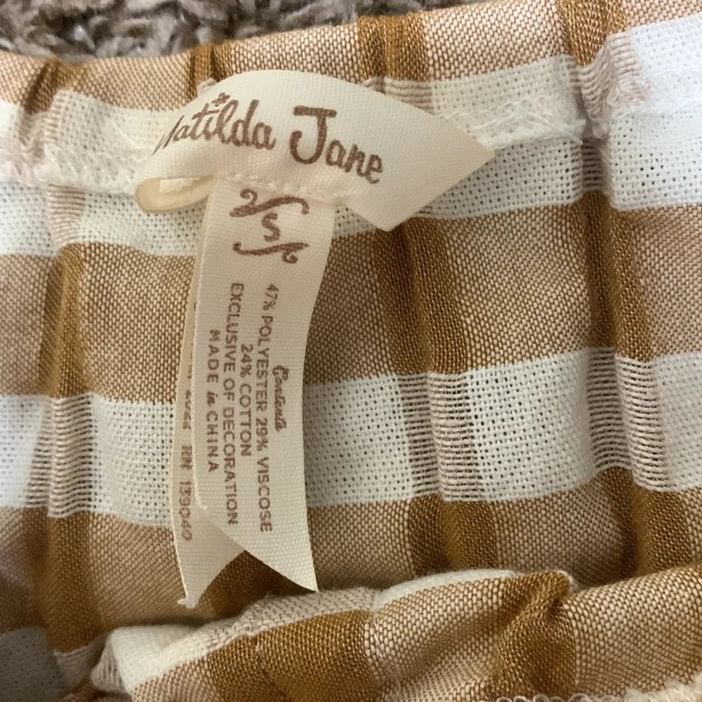 Matilda Jane  Gingham Top size SMALL - Image 4
