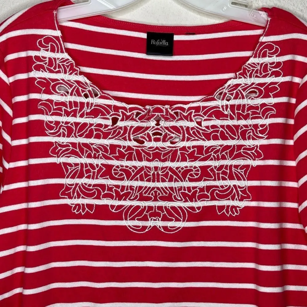 Rafaella Cotton Sweater Top - Image 2