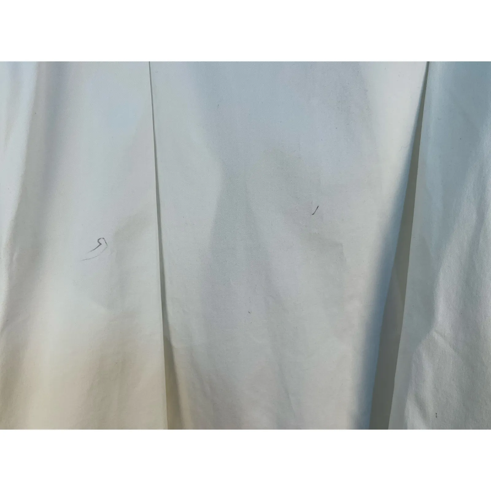 Misook Jacket Small White Open Front 3/4 Sleeve Preppy Minimalist Flaw NWT - Image 4