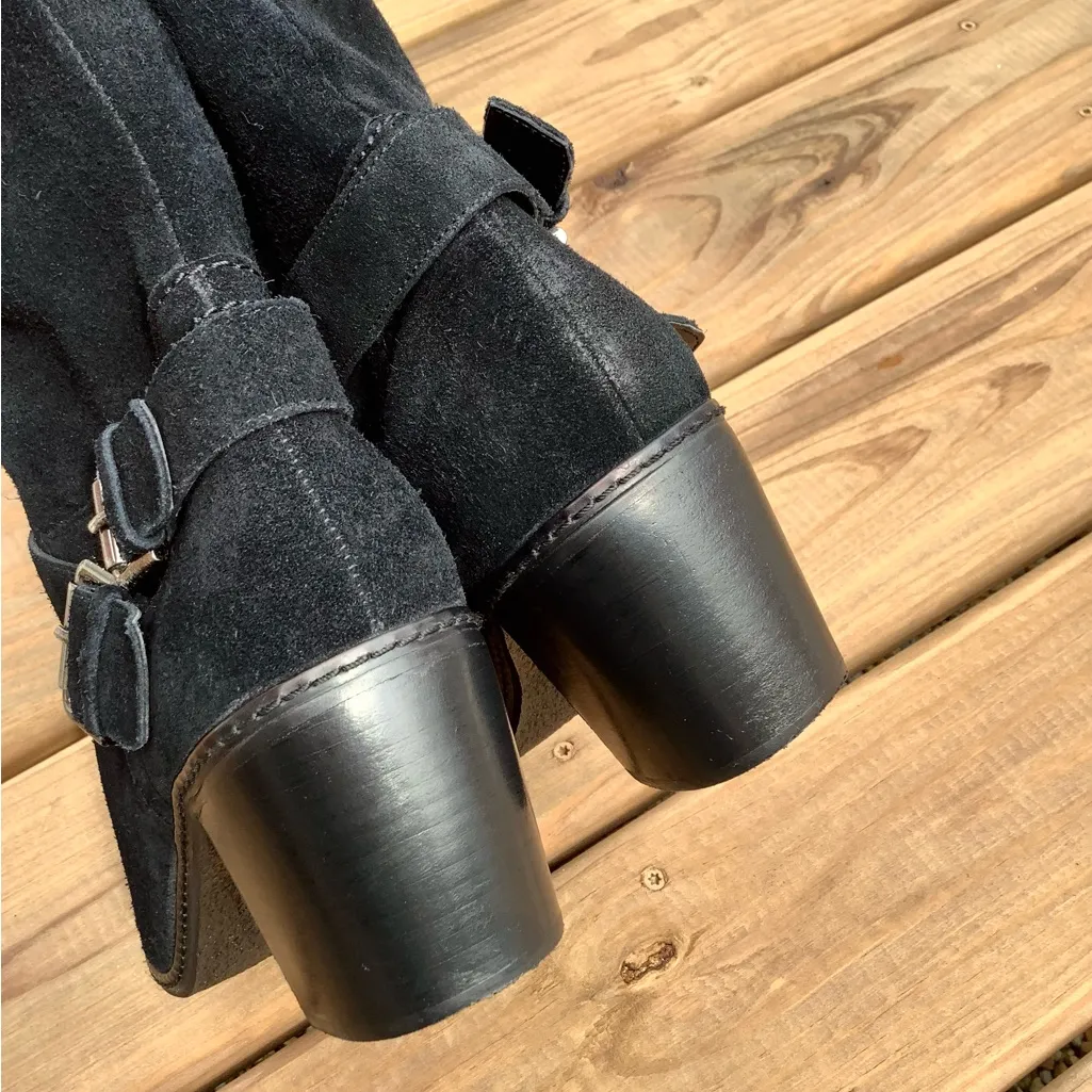 Genuine suede leather booties 🖤🖤🖤 - Image 7