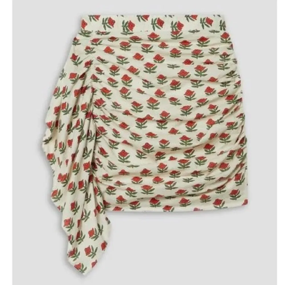 RHODE Hannah Floral Printed Mini Skirt, Cotton, Size XL New w/Tag $285 - Image 2