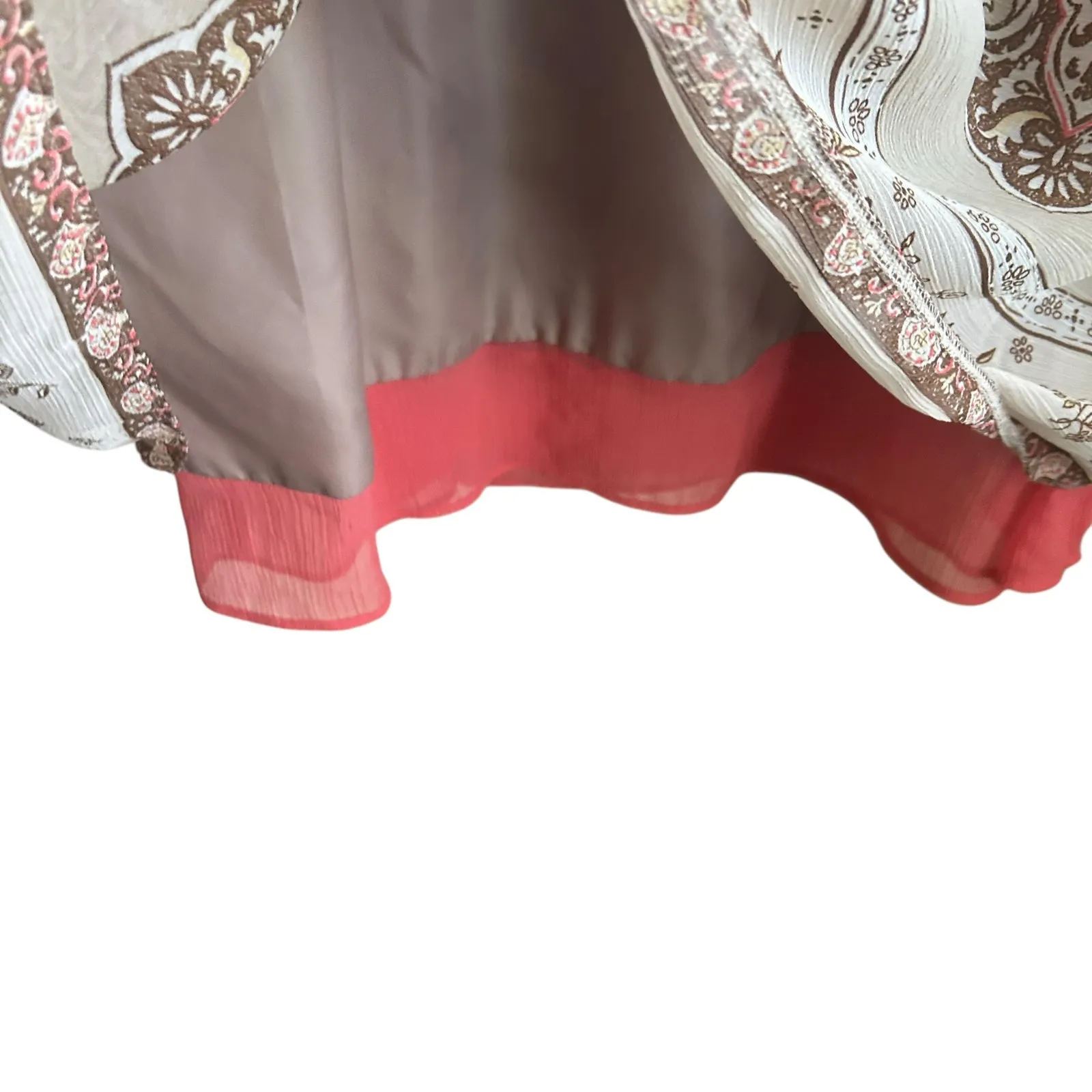 Cato Women‎ Maxi Skirt 2X Paisley Artsy Boho Cottagecore Fairygrunge Whimsical - Image 5