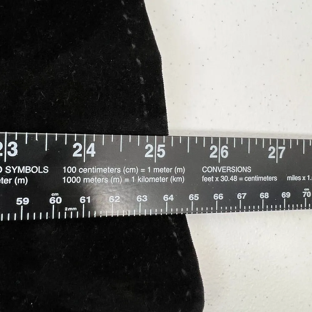 Ann Taylor Size 14 Blazer Jacket Black Velvet Long Sleeve Button Front Women's - Image 12