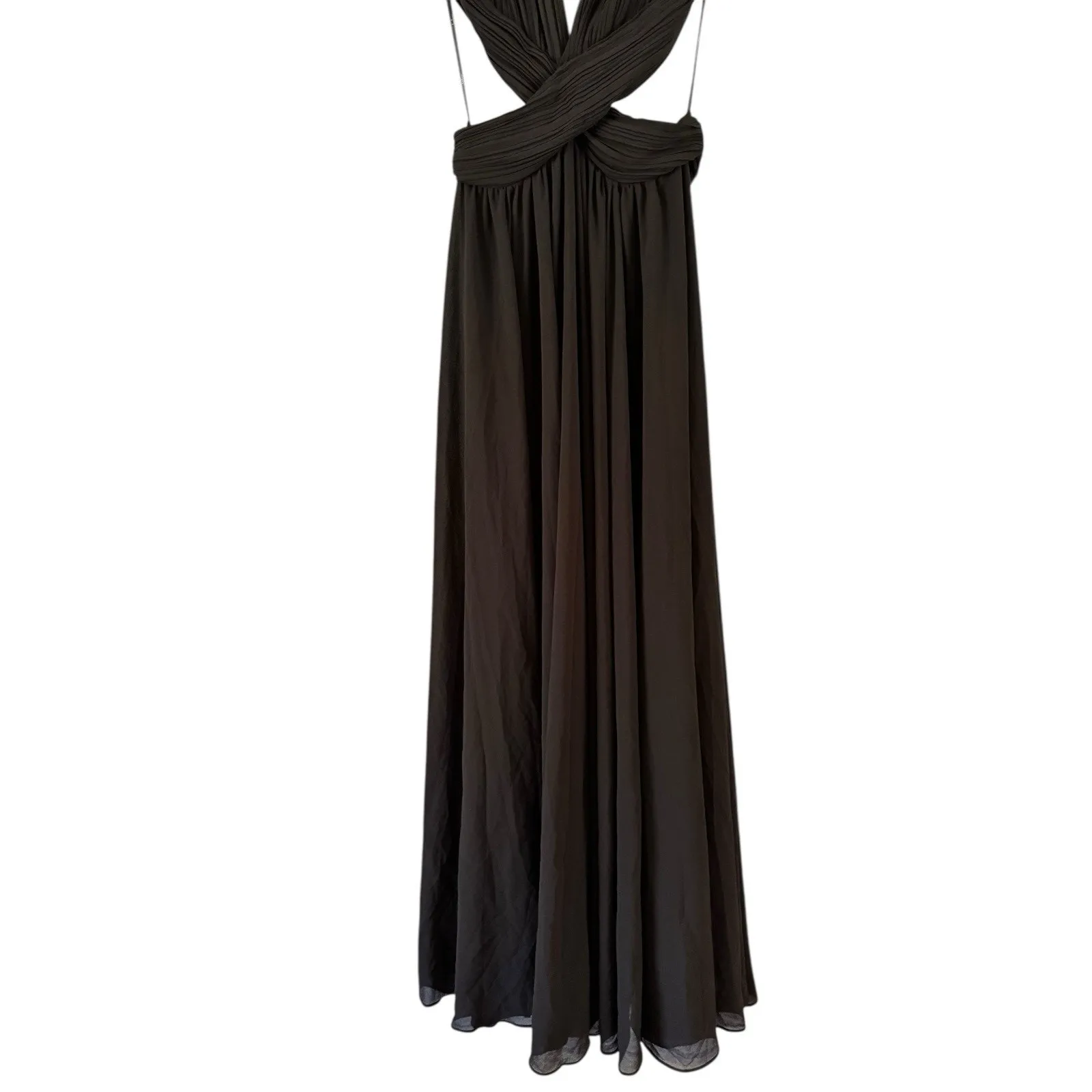NWOT Lulus Vivid Imagination Black Cutout Maxi Dress Size Small - Image 6
