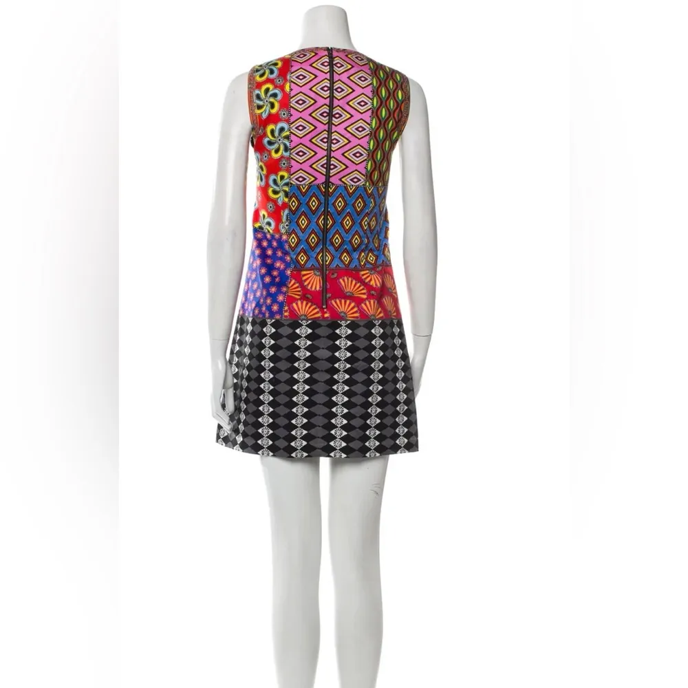 Carla Kranendonk Clyde Mini Dress Patchwork Sleeveless Colorful 6 - Image 7