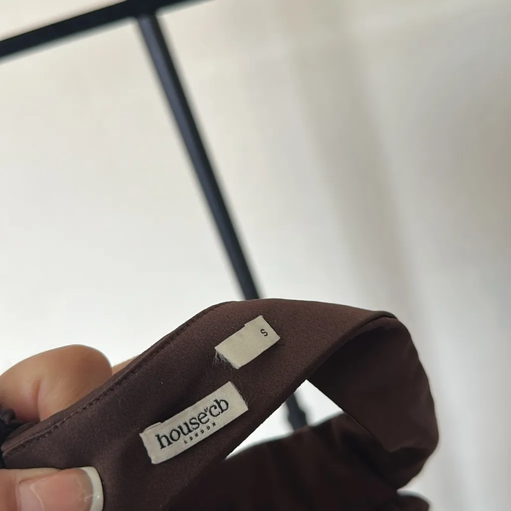 House of CB Angelina Asymmetric Halter Midi Dress size S‎ NWOT - Image 11