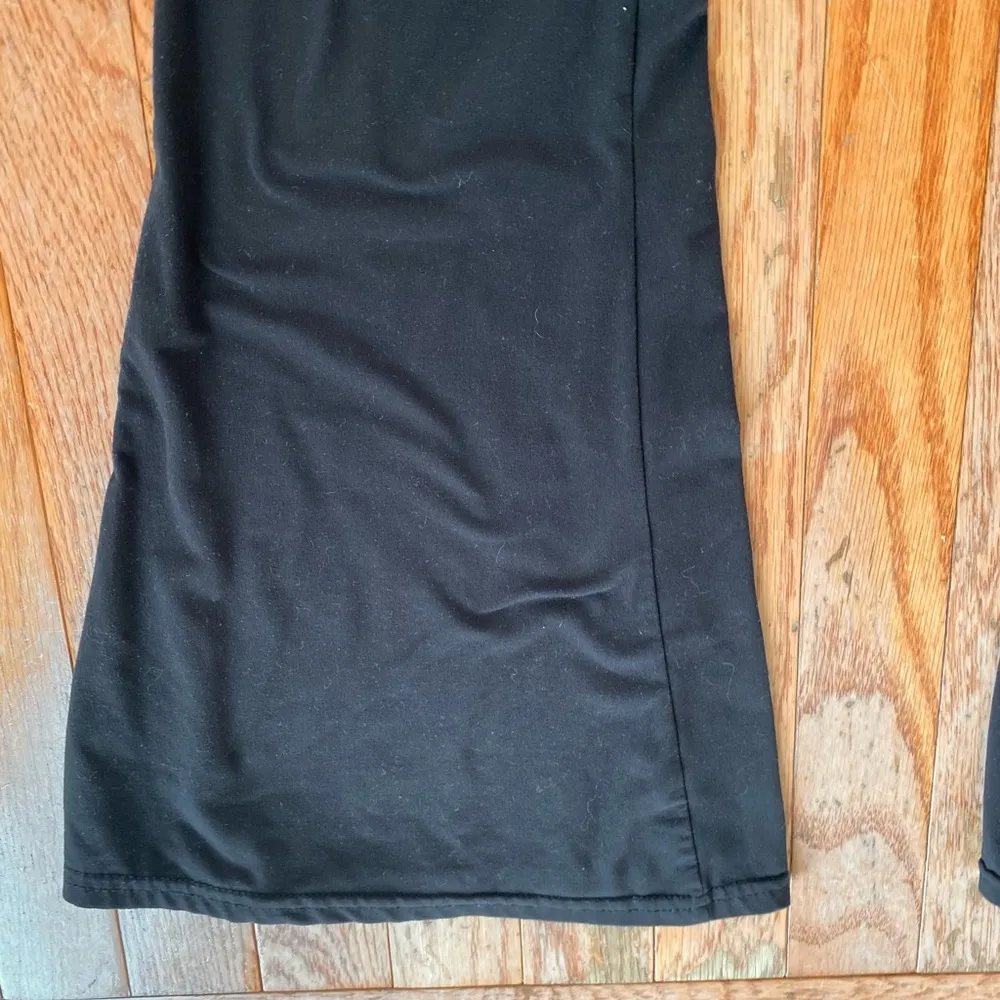 Black Flared Leggings - Image 3