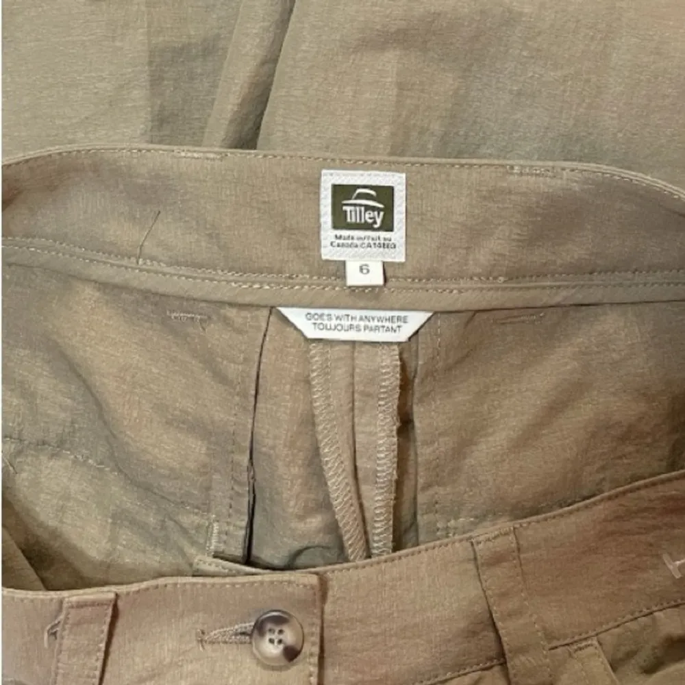 Tilley Bermuda Shorts 12” Inseam Lightweight Hiking, Golf or Outdoor Size 6 Tan - Image 5