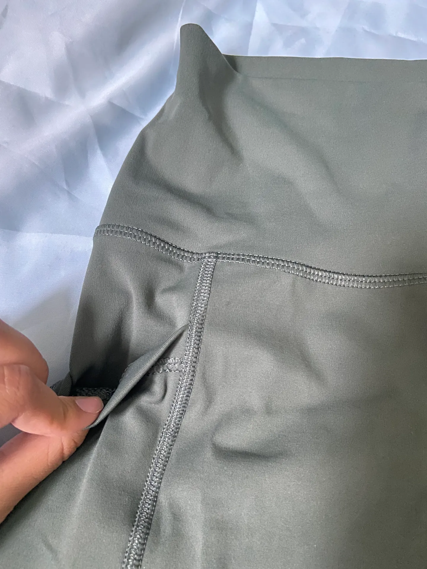 90 Degrees by Reflex dark Green Leggings - Image 2