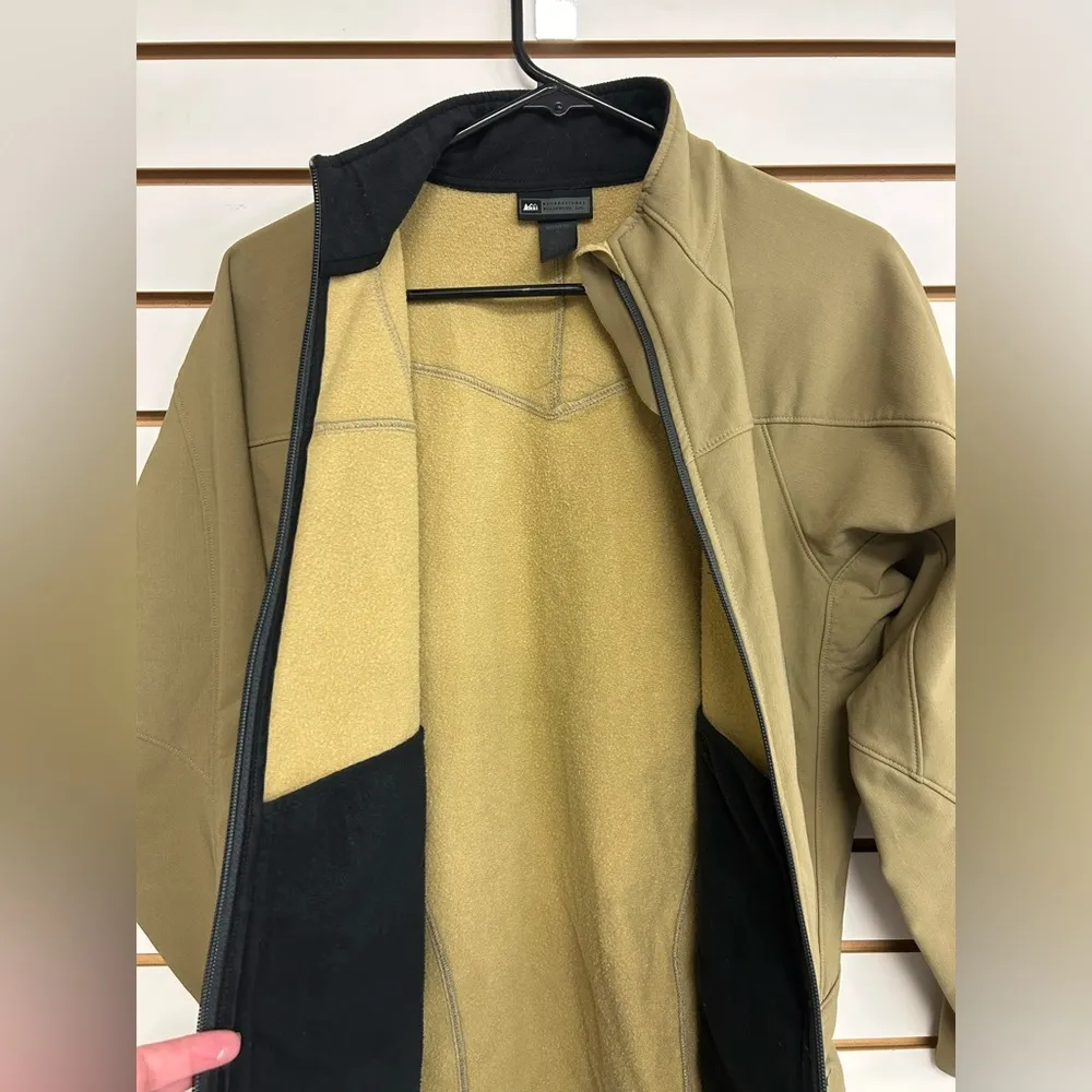 REI Women’s Full Zip Jacket Size L Khaki Size L Pockets EUC Tan Size L - Image 7