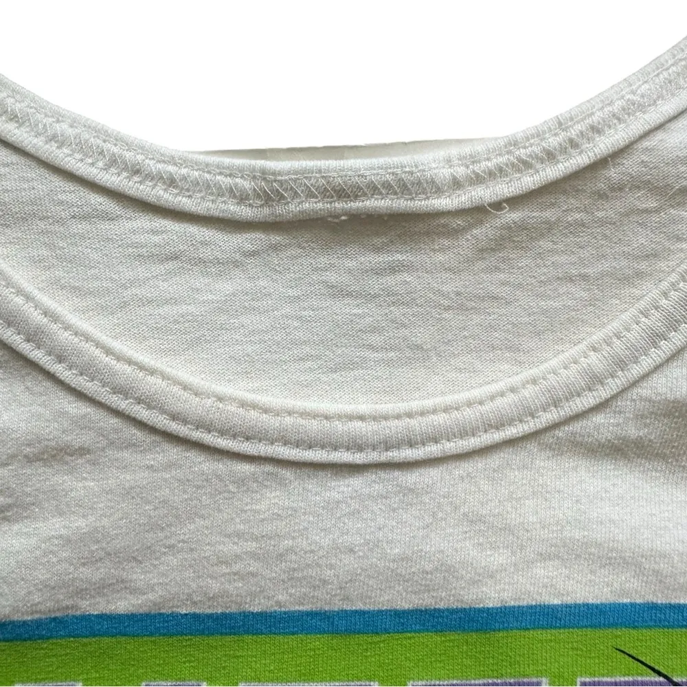 Vintage 90s Tweety Sleeveless White Exercise Bird Tank Top One Size Size one size - Image 4