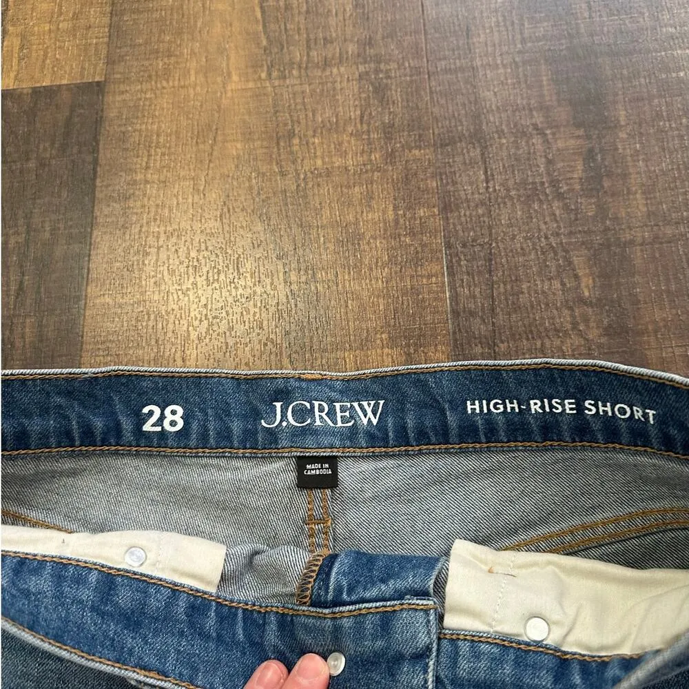 J.Crew High-Rise Denim Short in Juniper Wash Size 28 - Image 2