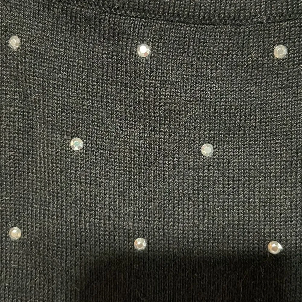 Kasper Open Cardigan and Matching Shell NWT Petite Small Black Size undefined - Image 10