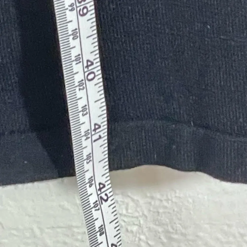 Eliza J. Gray Blue Black Glitter Stripe Sweater Bodycon Dress Size Medium - Image 3