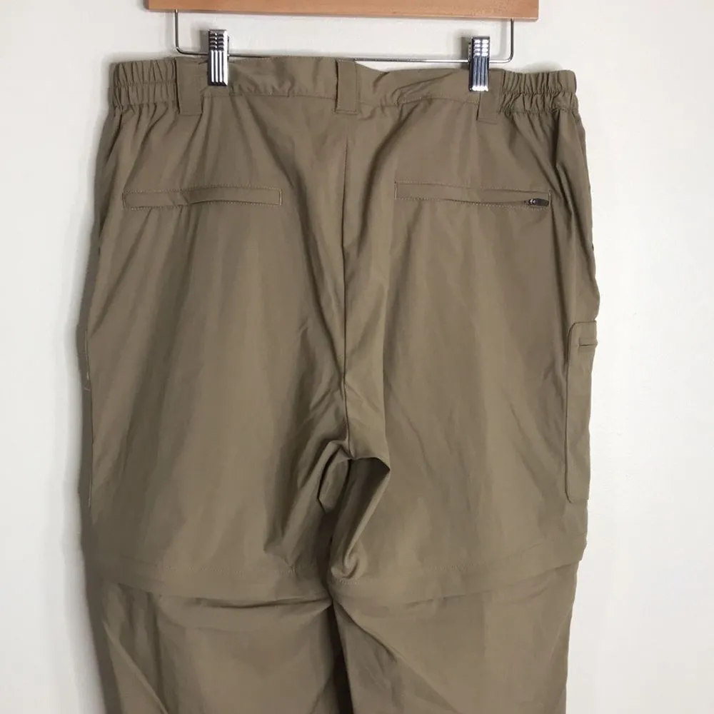 L.L. Bean nylon outdoors fishing hiking trail convertible pants into shorts LP - Image 8