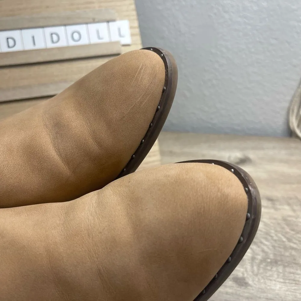 American Eagle Tan Brown Mule Booties - Image 4