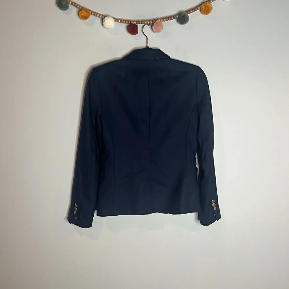 J. Crew navy blue wool blend blazer - Image 6