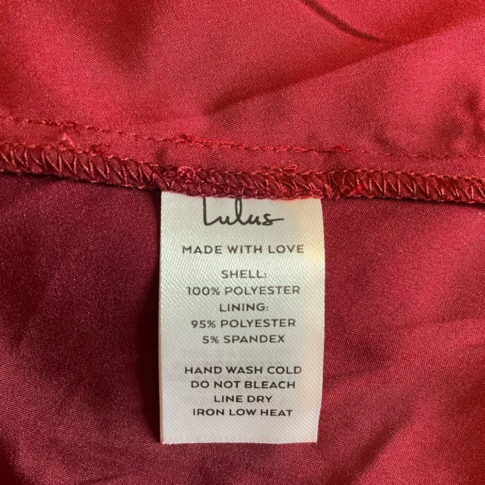 Lulu’s Sweetheart Burgundy Bustier Tulle Tiered Polka Dot Cocktail Party Dress NWT - Image 7