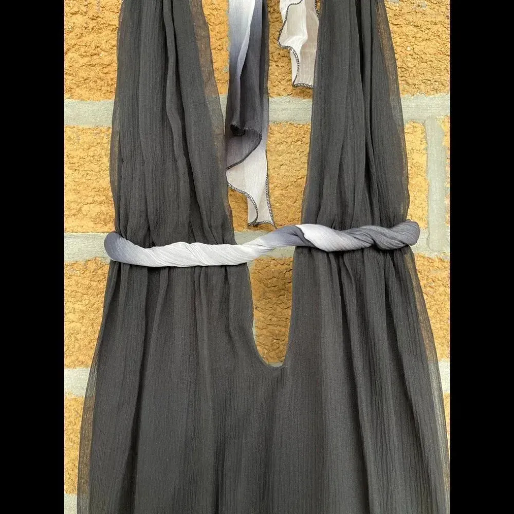 Black Halo halter babydoll dress size small - Image 4