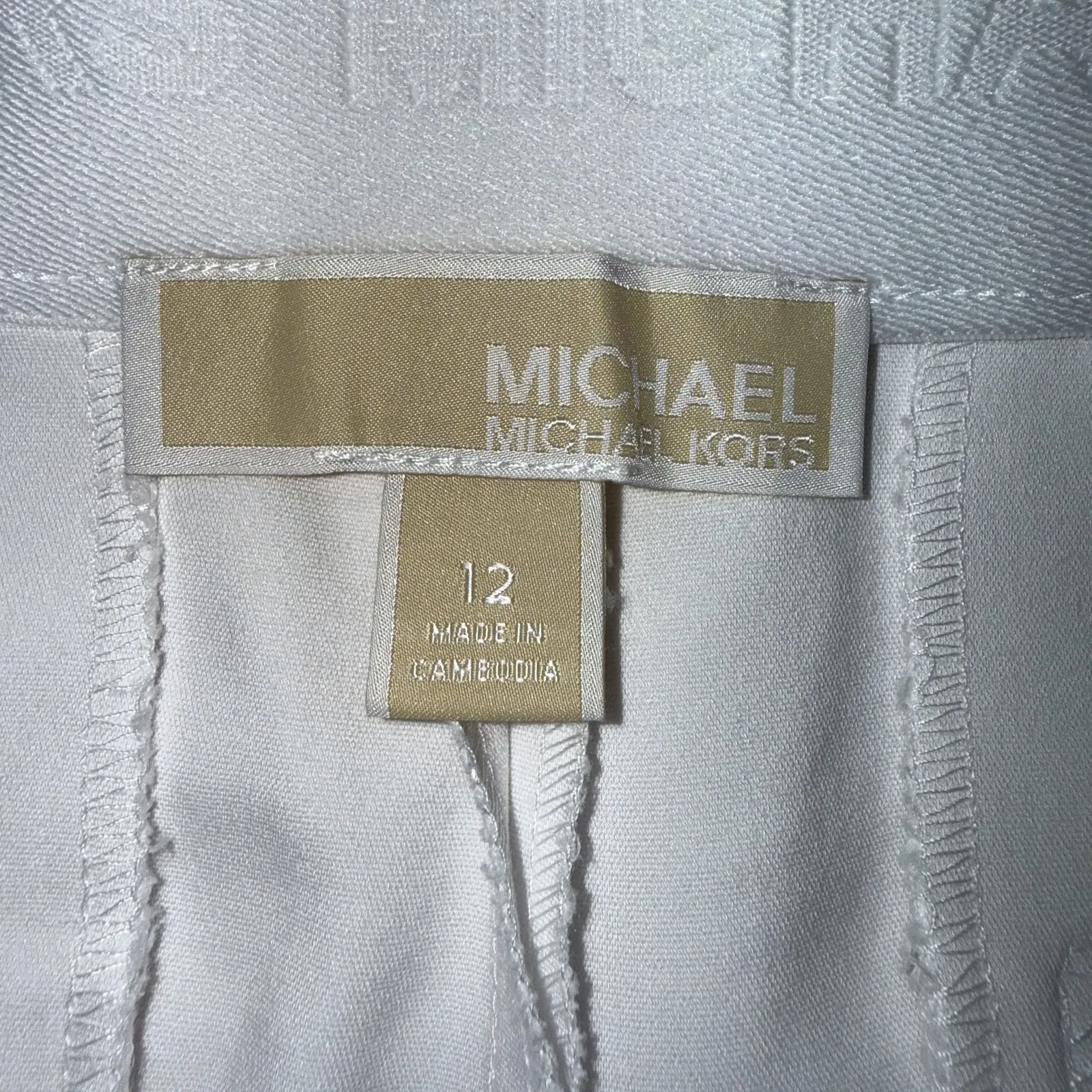 Michael Kors Women’s Size 12 Straight Leg Cropped Dress Pants - Image 3