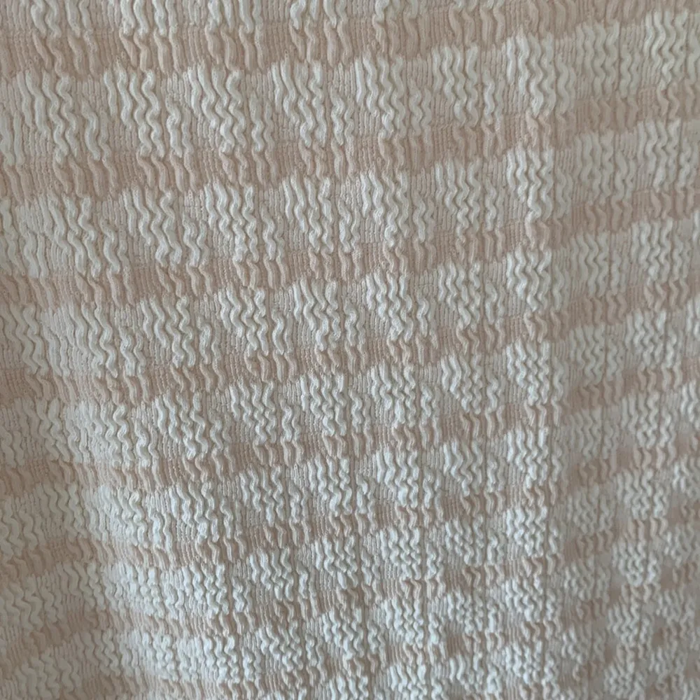 URBAN OUTFITTERS WOMENS CREAM TEXTURED MAXI SKIRT SLIT LARGE - Image 3