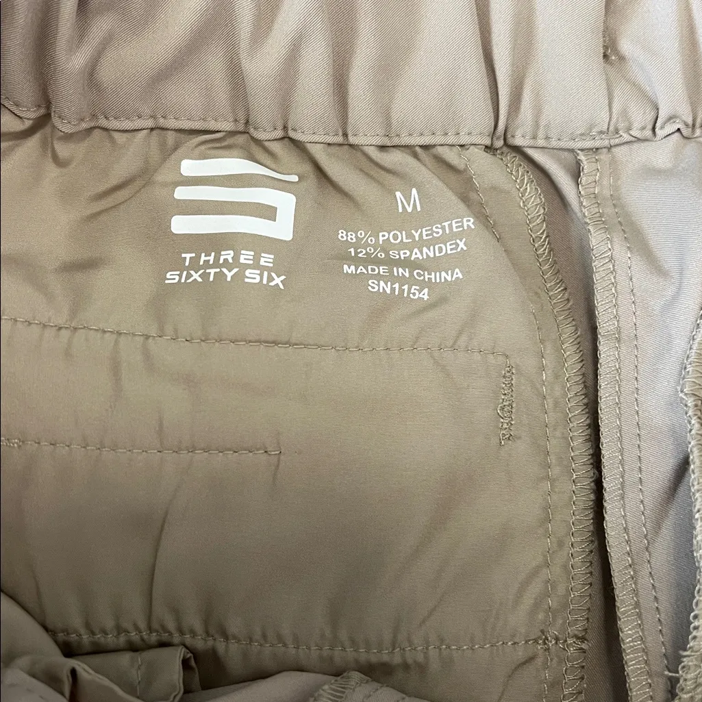 Three Sixty Six Pull On Golf Pant Khaki Size Medium - Image 5