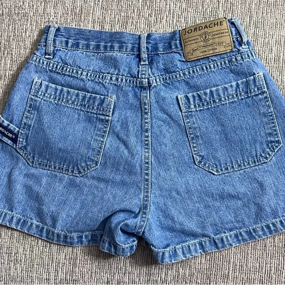 Jordache Y2K 90 vintage style Blue Jean Shorts High-Waisted Vintage Style - Image 2