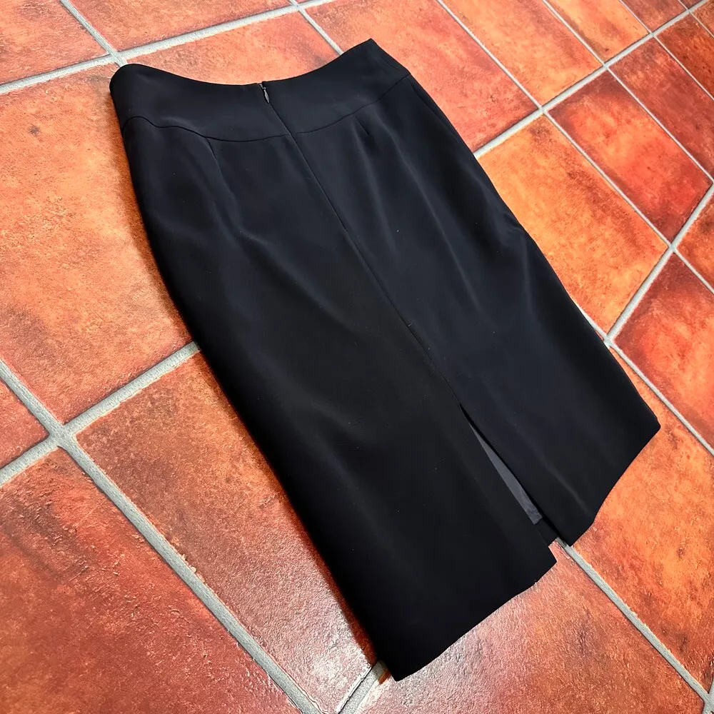 Maison 123 Un Deux Trois Black Pencil Skirt Size 6 - Image 7