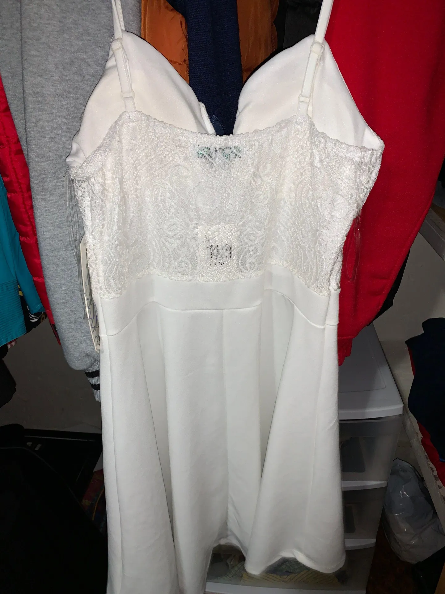 White Dress Size L - Image 2