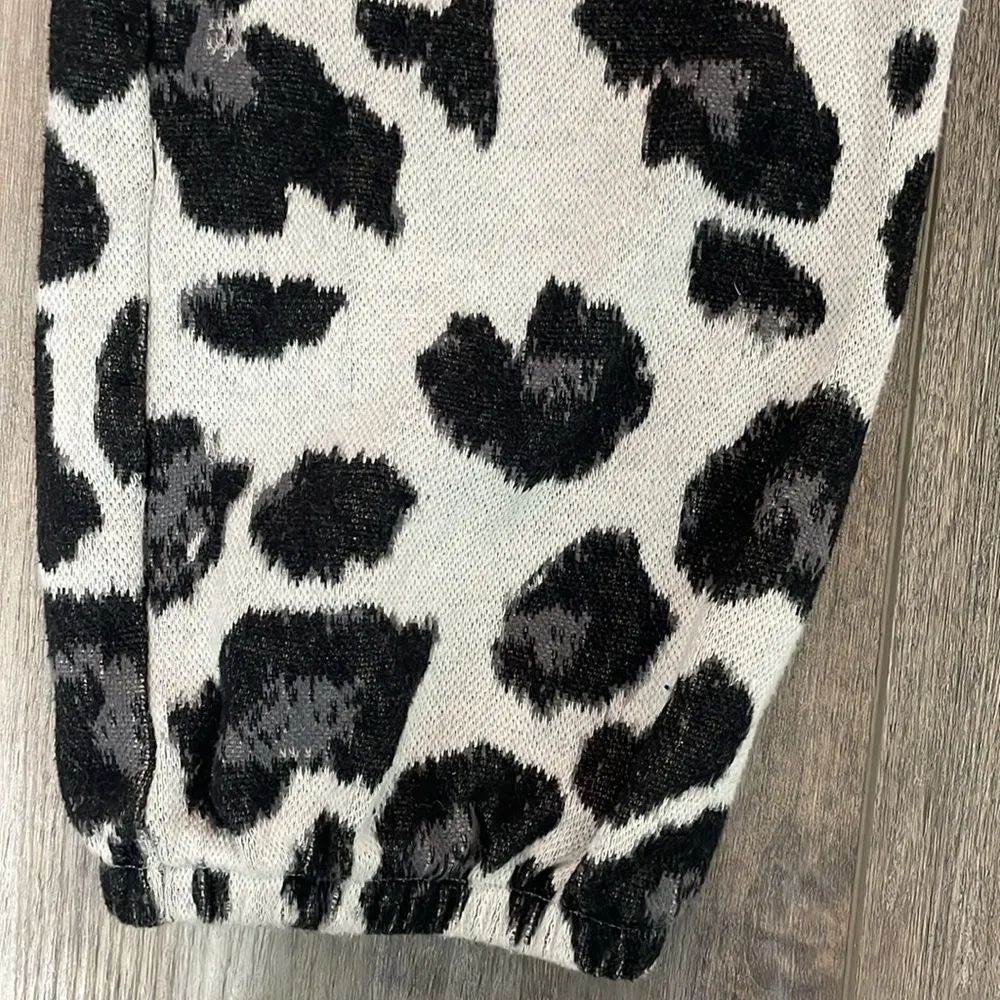 Twenty Montreal White Leopard Jogger Sweatpants Drawstring Size XS - Image 7