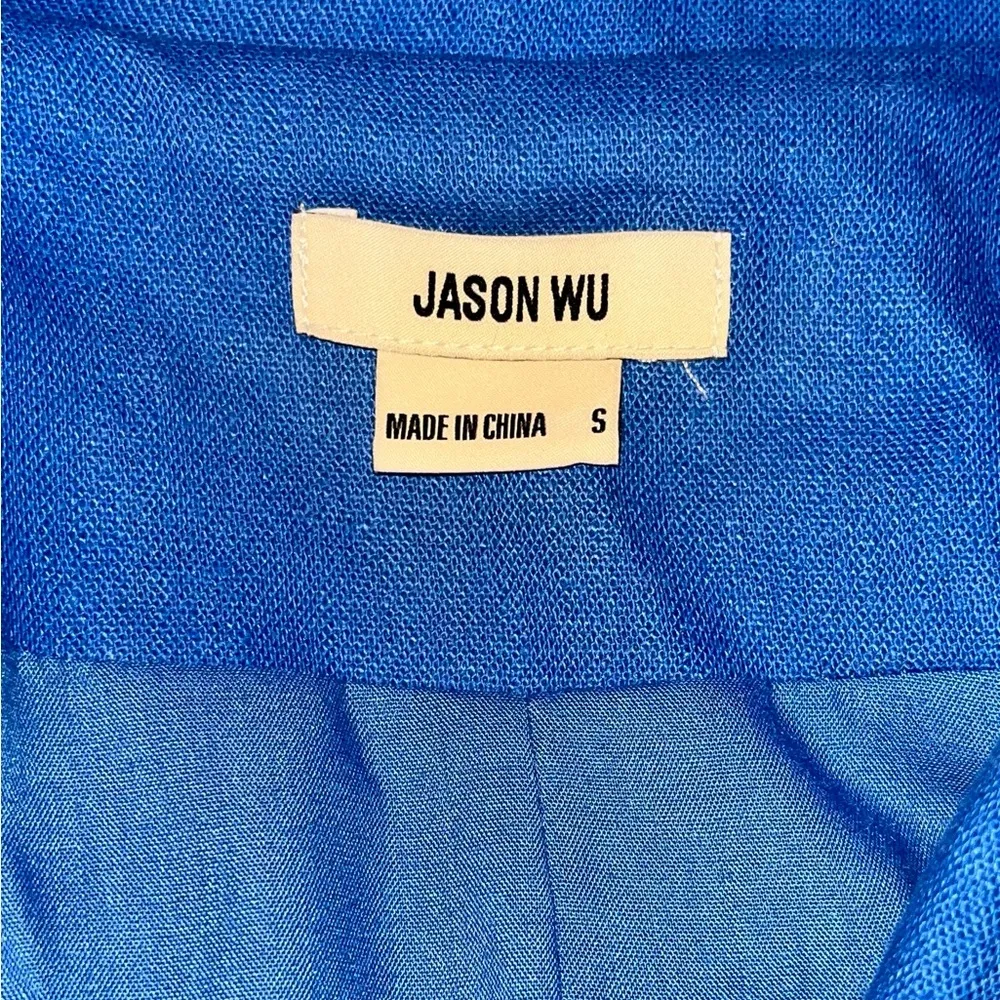 JASON WU Blazer Blue Cropped Braided Detail NWT! - Image 3