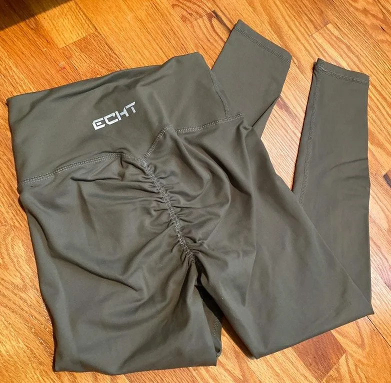 Booty Scrunch Leggings Green - Image 2