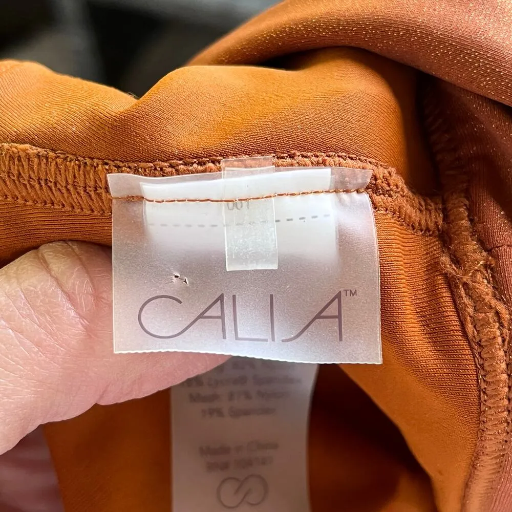 Calia Women's Rust Colored Medium Support Sports Bra Size XS. NWOT Brown - Image 6
