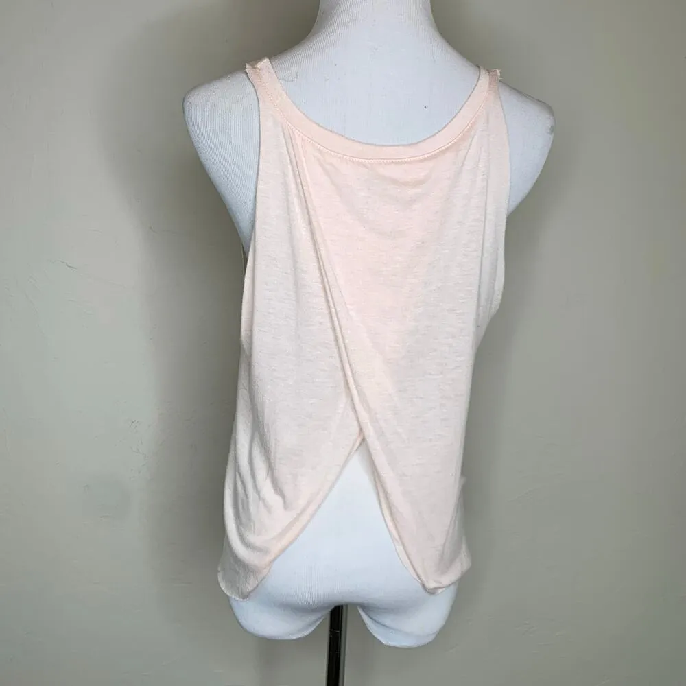 Flowy Graphic Tank Top Small Pink City Light Small - Image 2