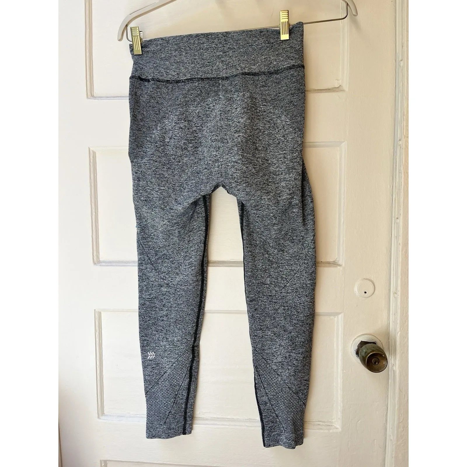 All in motion Leggings‎ High Rise Size Med Long Slate Gray Yoga Cross Training - Image 5