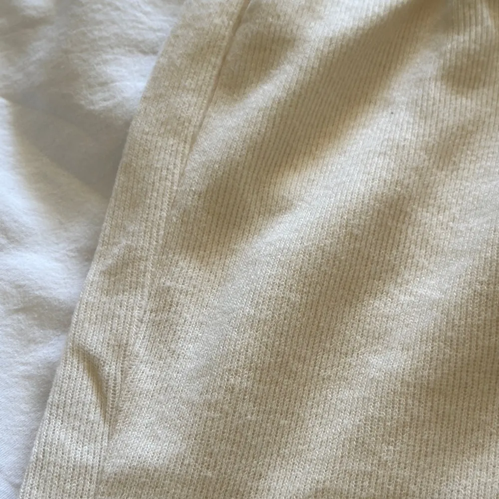 Buffalo David Bitton Cream Athletic Shorts with Elastic Waistband - Image 2