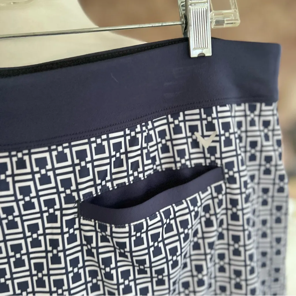 Calloway Skort Blue Jersey Knit Mini A-line Opti Dri XL Golf Activewear - Image 5