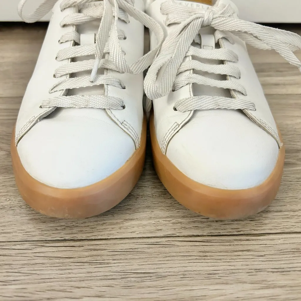 Everlane Releather Tennis Shoes in White Size 6 - Image 6