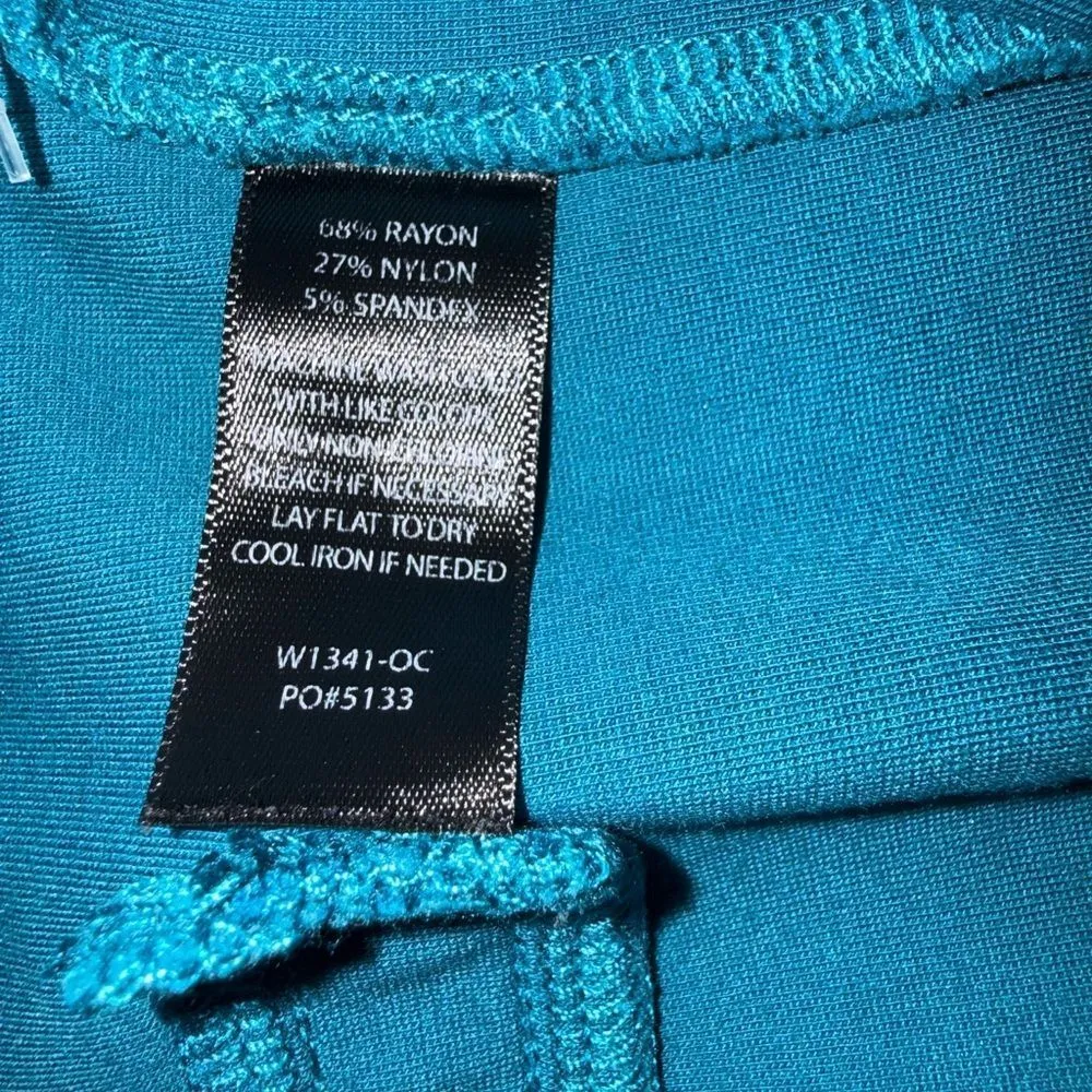 Betabrand blue Midrise bootcut pull on dress pants medium long - Image 6