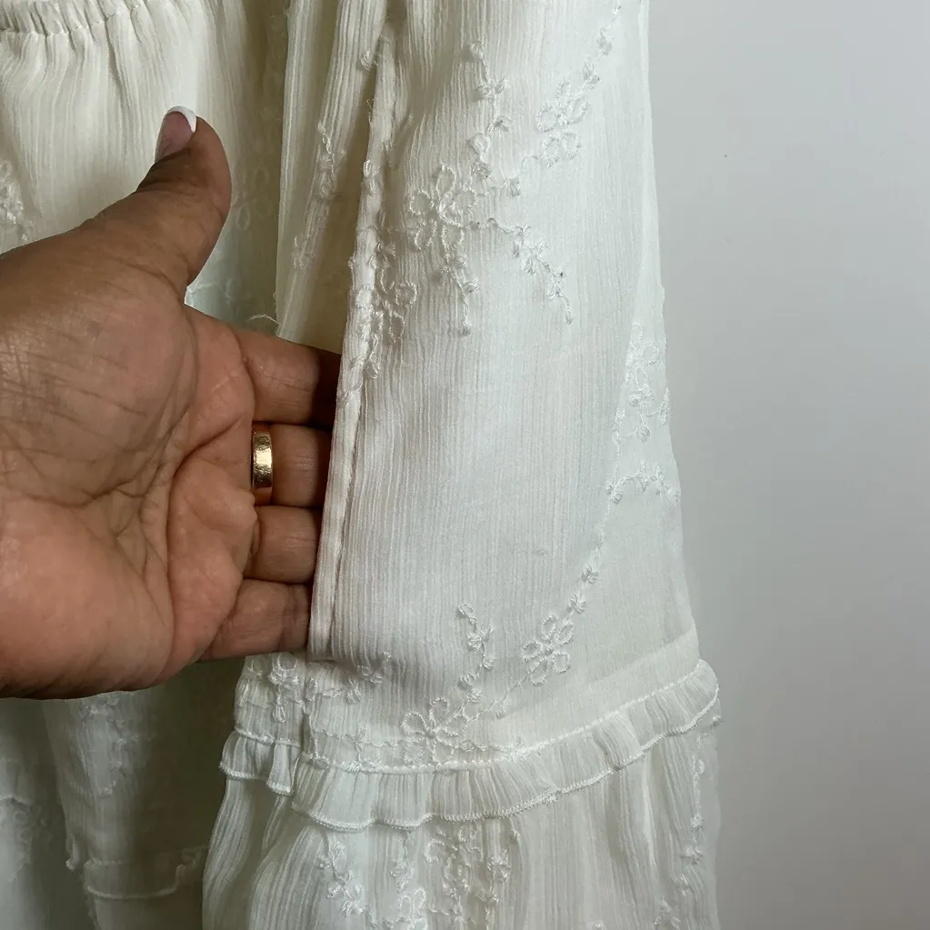 Hollister White Mini Dress - Image 6