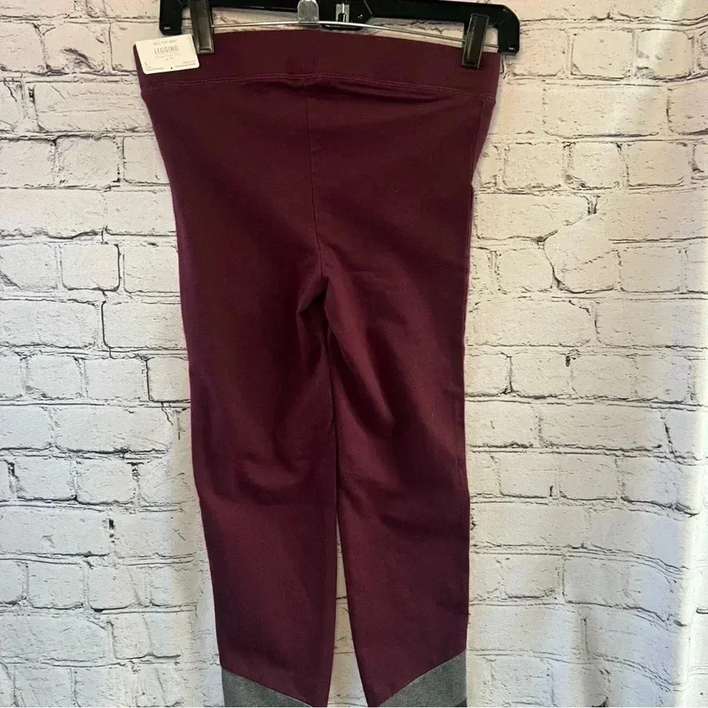 Aerie Chill‎ Play Move Burgundy Grey Leggings Size Small New with Tags - Image 5
